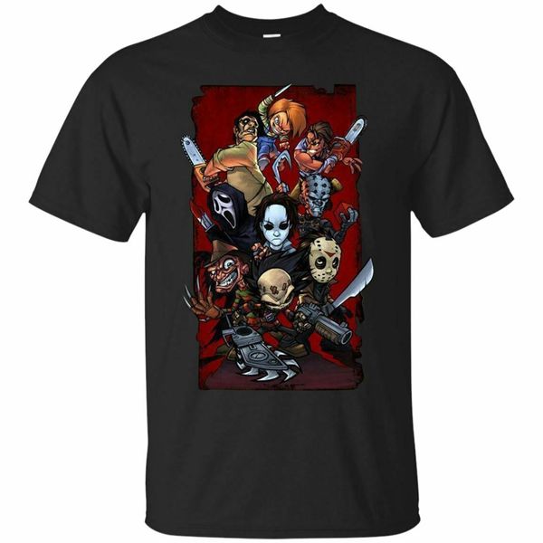 

halloween horror t shirt men women jason chucky michael myer moive costume s-3xl colorful o neck tee shirt sport hooded sweatshirt hoodie