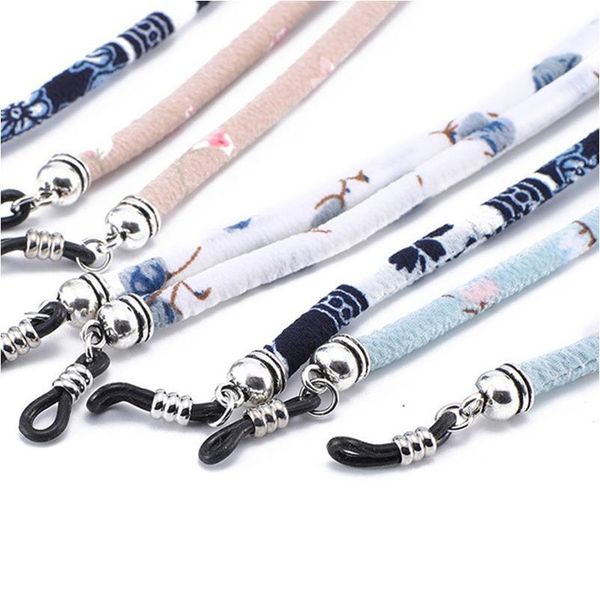 

1pcs porcelain series eyeglass nylon rope sunglasses neck string cord retainer strap eyeglasses straps sports anti-sl jllrji
