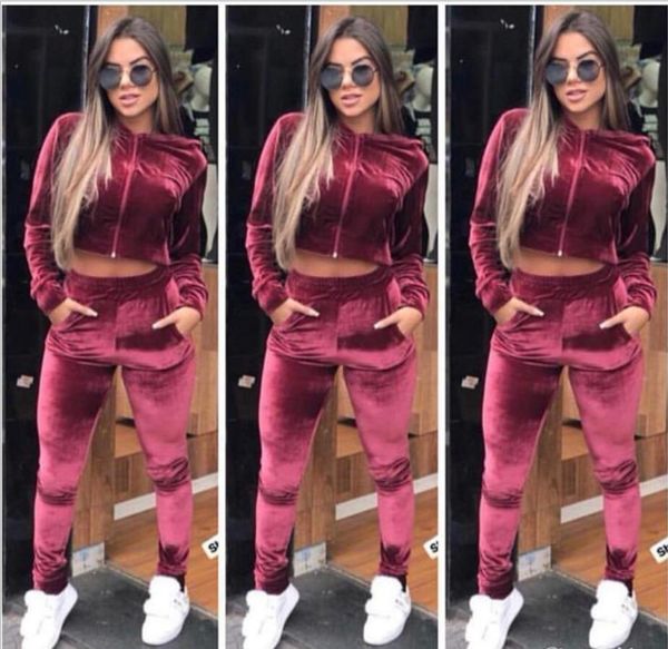 

2 colors women hooded two piece set female casual drawstring front pocket tracksuit pullover pant outfit 2020 autumn lace up suits, White