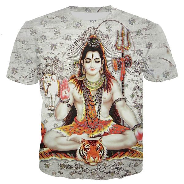 

new cool lord shiva 3d print shirts aesthetic kawaii humor men clothing