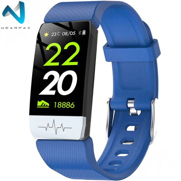 

smart watch t1s with temperature control, monitor, tracker, fitns, heart rate and music for ios
