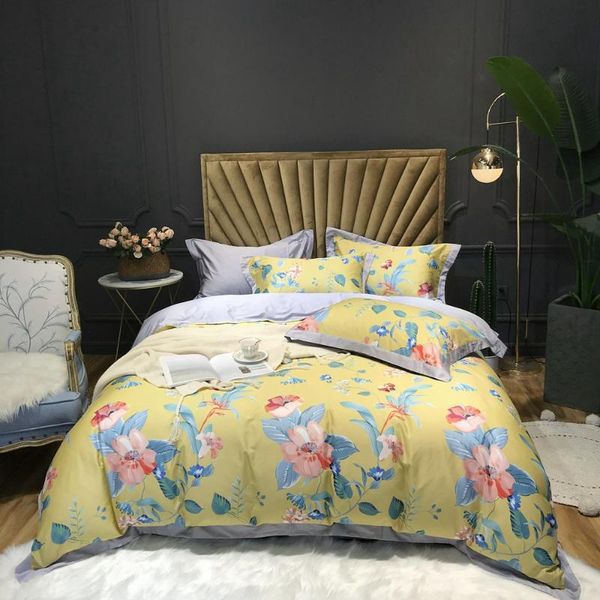 

bedding sets soft 100% egptian cotton set pastoral sheets girls  king size bedspread