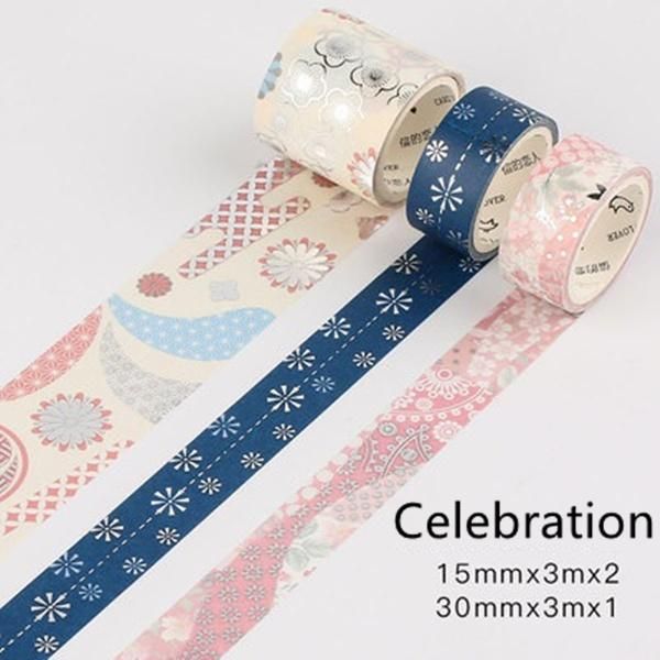 

2016 s японский стиль серебряный золотой фольги washi ленточный набор sakura цветок бронзовые маскирующие ленты скрапбукинг наклейки украшен
