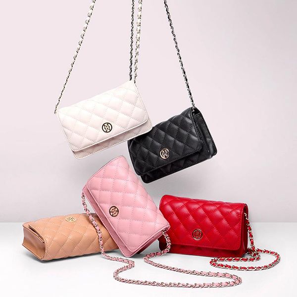 

роскошная женская мода марка сумка из натуральной кожи сумки конструктора женщин мини messenger плечи плед цепь сумка высокого качество