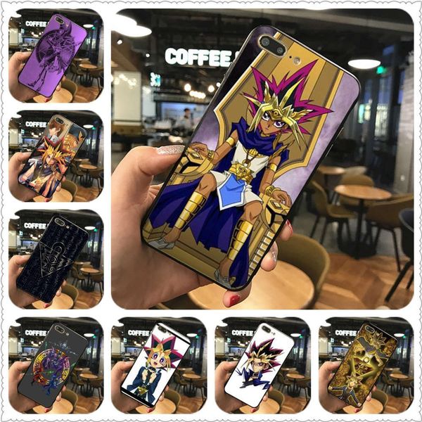 

qayu gi oh yugioh vip x, 7, xs, xr case, samsung s7, s8, s9 black siliconlk