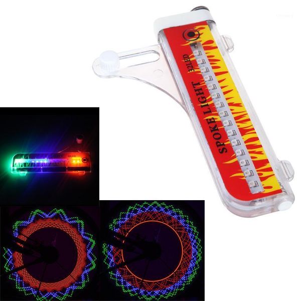 

colorful bicycle bike cycling wheel spoke light 32 led 4 colors 32 patterns1