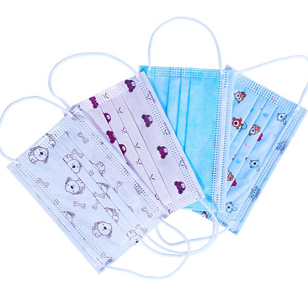 

cartoon reusable disposable face kids dust protective child mask