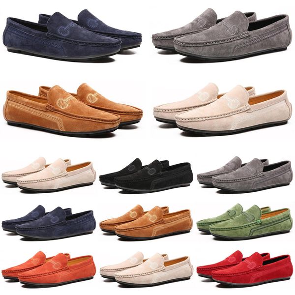 

discount luxury espadrilles men casual shoes black loafers flat slip on fashion mens trainers sneakers size 40-47