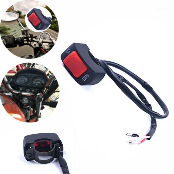 

universal 12v motorcycle handlebar switch motorbike on-off button led headlight scooter switch motorcycle parts1