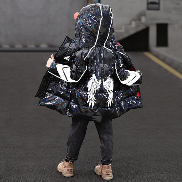 

boys' cotton padded 2020 new foreign style children's winter clothes, Blue;gray