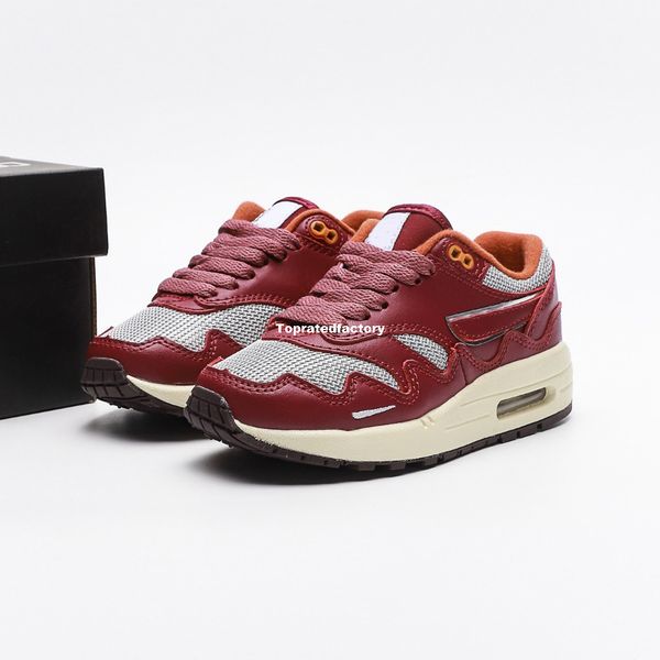 

big kids patta rush maroon running shoes for toddler children sports shoe boys sport little girls sneakers teenage casual child trainers kid, Black