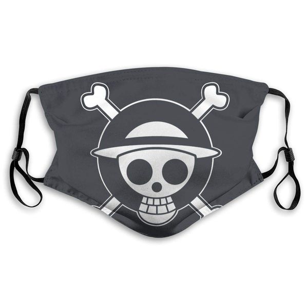 

women men one piece white logo face ma-sk washable reusable