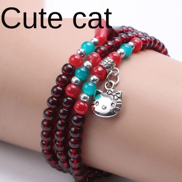

i4z19 haiek shop hand chain women imitation silver jewelry online garnet praise point of garnet stone bracelet stone bracelet gift imitation, Golden;silver