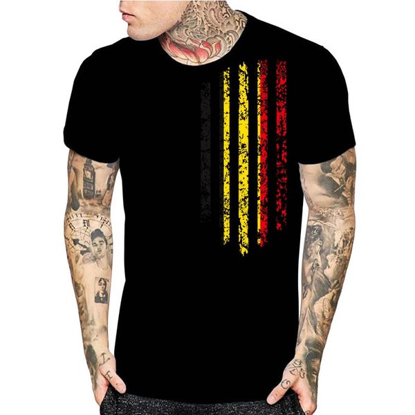 

belgium vintage flag 3d print black and white short sleeve punk rock casual new design christmas gif sport sweatshirt hoodie t shirt