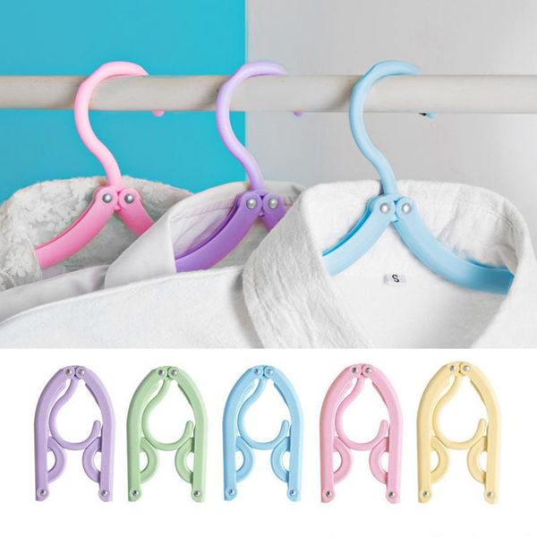 

hooks & rails portable travel clothes hanger folding hangers space saving laundry supplies can csv