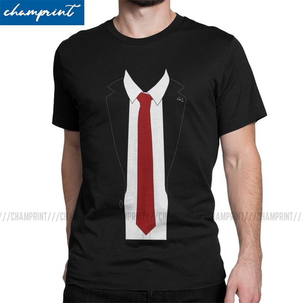

agent 47 men t shirt hitman video game fun tee shirt short sleeve o neck t-shirts clothing sport hooded sweatshirt hoodie