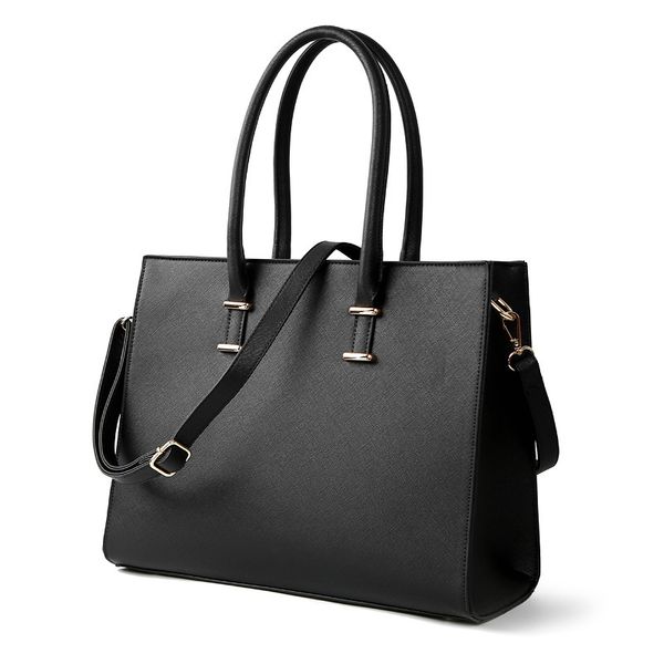 

2019 new woman's handbags, one shoulder and cross arm fashion computer briefcase