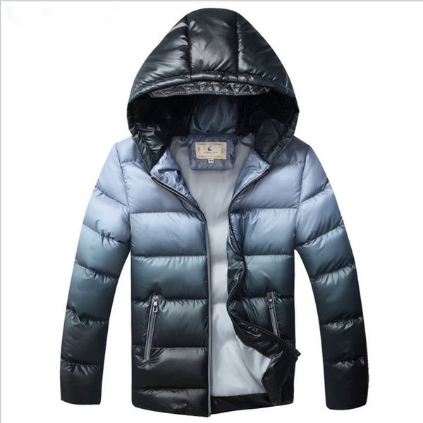 

8-17 year school boys girl winter thick warm coat kids cotton down jacket outwear children outdoor waterproof windproof snowsuit, Blue;gray