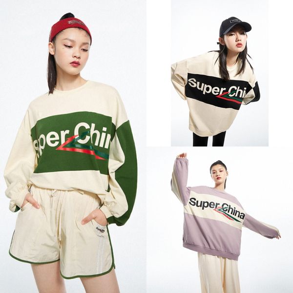 

tpn round neck color matching sweatersweater sweater women's loose 2020 new long sleeve a6dca3319 vioh3, Black