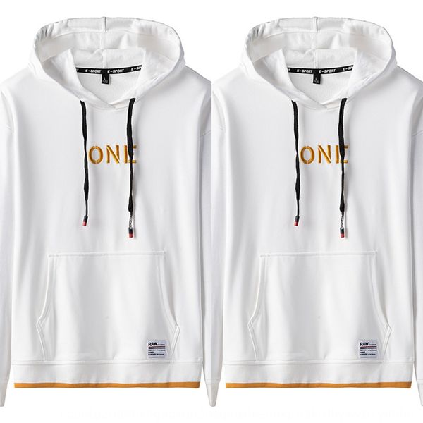 

autumn 2019 new casual korean casual men's wear youth hooded trend handsome sweater men's sweater w9jfi, Black