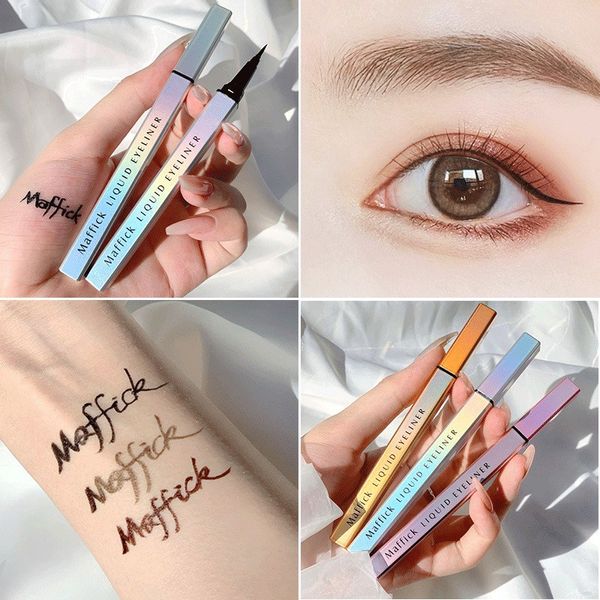 

new colorful eyeliner handwriting is even lasting anti-sweat and waterproof beginner special mermaid eyeliner makeup 0226