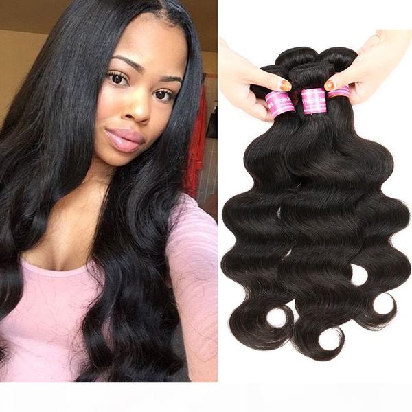 

cosy brazilian virgin human hair body wave hair bundles brazilian malaysian remy body wave hair extensions unprocessed natural black weave