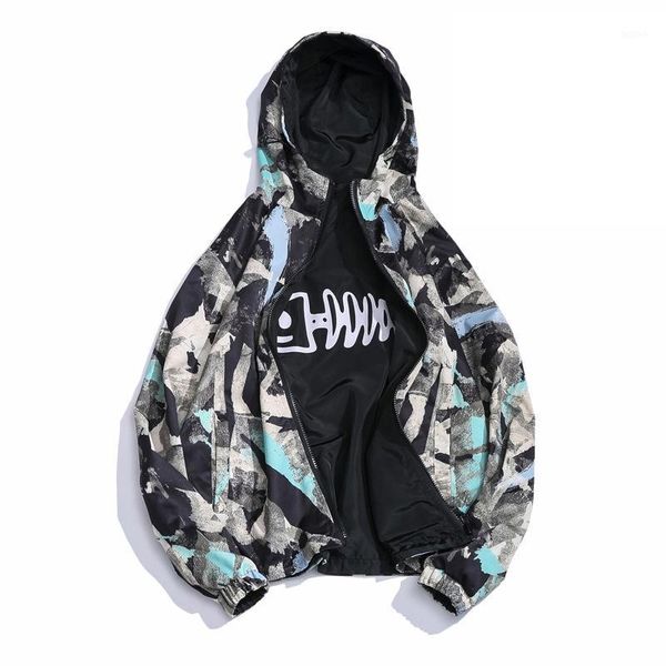 

reversible mens jackets autumn spring men casual windbreaker hooded hip hop outerwear casual jackets man coat plus size 4xl 5xl1, Black;brown