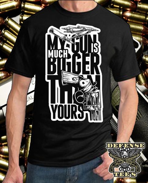 

fashion design shipping revolver rifle nra my gun is bigger than yours 2nd amendment tee hipster sport hooded sweatshirt hoodie men t shirt