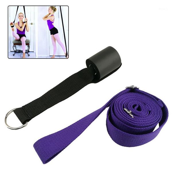 

resistance bands door flexibility stretching leg stretcher strap for ballet cheer dance trainer yoga stretch strap1