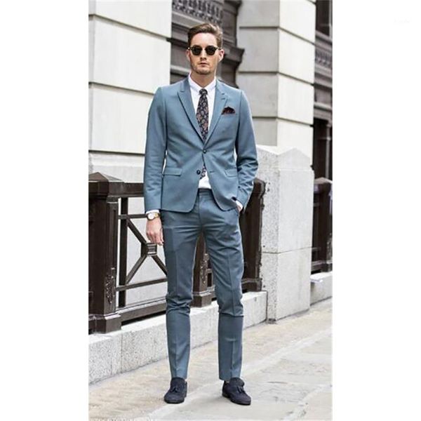 

custom made blue mens suits slim fit two pcs groomsmen wedding tuxedos for men shawl lapel formal prom suit (jacket+pant)1, White;black