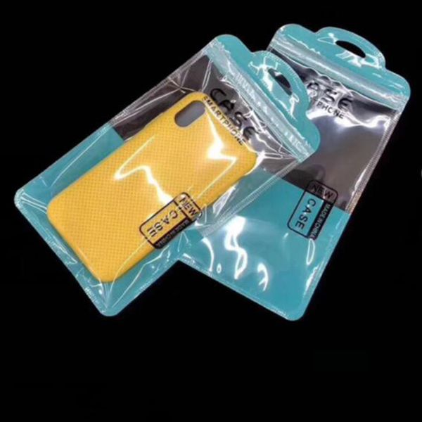 iphone için 500pcs DHL Kargo perakende paket pvc plastik torbalar 11 pro XS MAX XR X 6S 7 8 artı S11 S10 için cep telefonu durumda paketleme