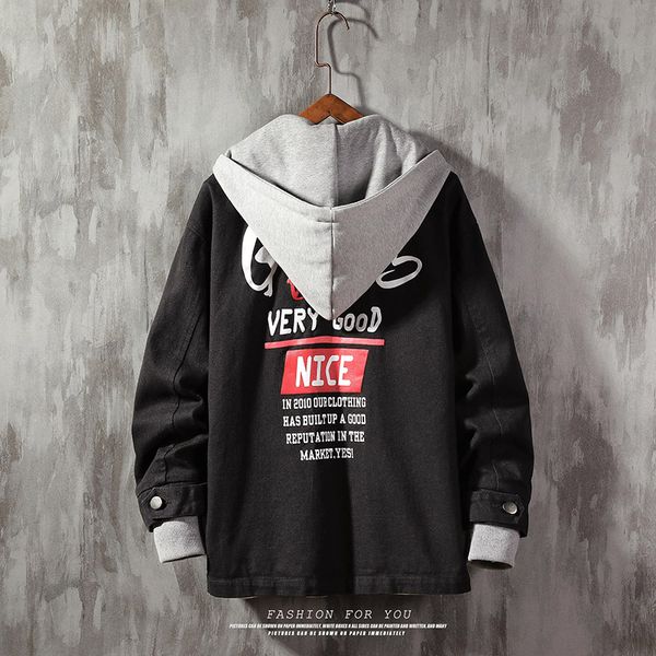 

new 2019 casual men's jackets waterproof autumn hooded coats men outerwear casual jackets brand male clothing plus size, Black;brown