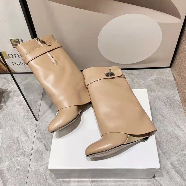 

comfortable women's shoes designer fashion classic brand black apricot luxury women's boots with shoe box, Red;white
