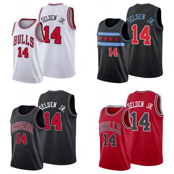 

chicago bulls men wayne selden jr. basketball jersey, Black