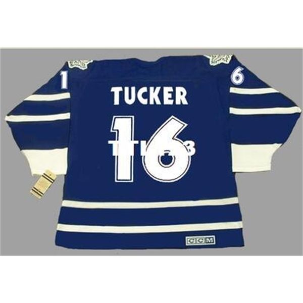 

mens #16 darcy tucker toronto maple leafs 1999 ccm vintage hockey jersey or custom any name or number retro jersey, Black