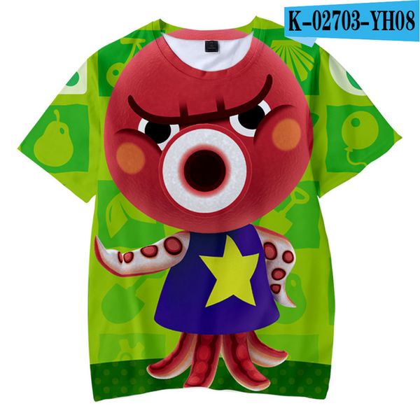 

animal crossing 3d print shirts harajuku horror funny men clothing