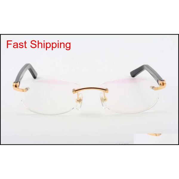 

2019 glasses frames for men women high-quality comfortable aztec glasses frames 5952148 ultra-light frameless gla qylbtt bde_luck, Blue