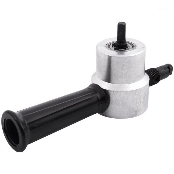 

professional nibble metal cutter double head sheet nibbler metal cutter drill tool attachment plate open hole drill1