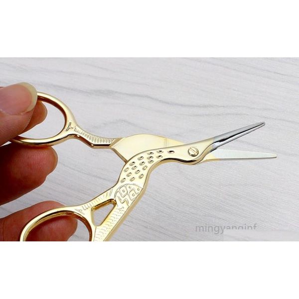 

stork shape sewing scissors stainless steel tailor scissors sharp sewing shears for embroidery, sewing, craft, qyldya garden2010