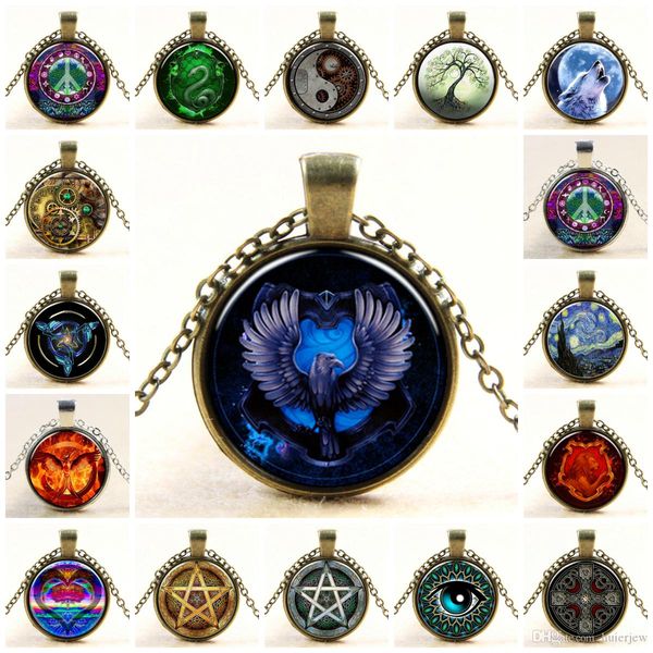 

long chains necklaces glass mens jewelry for mens statement necklaces, Silver