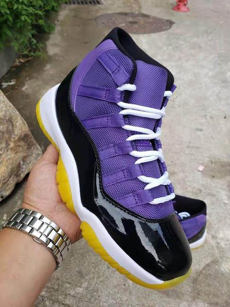 

yellow j11 jumpman purple discount new black men basketball shoes good quality 11s designer sports mens trainer sneakers