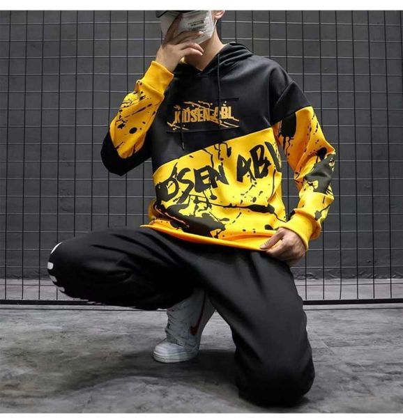 

winter with men's sweaters sweatsuit, Gray