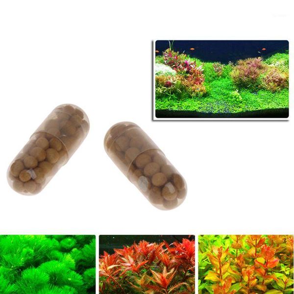 

40 pcs aquatic plant water root fertilizer condensed aquarium fish tank cylinder1