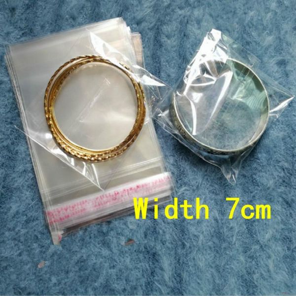 

width 7cm transparent self adhesive seal opp plastic bags party bags for candy cookie gift packaging cellophane bag small baggie
