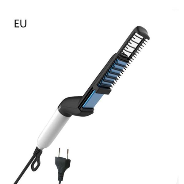 

electric hair brushes professional men heat styling ceramic curler straightener multifunctional comb brush volumize straighten1