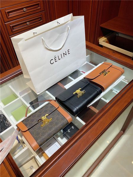 

triumphal new luxurys bag square leather bag buckle women arch gold woc crossbody arrivals small designers ehfus