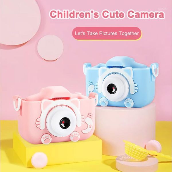 

digital cameras est children's camera toy cute rechargeable 2 inch screen baby educational toys outdoor gift1