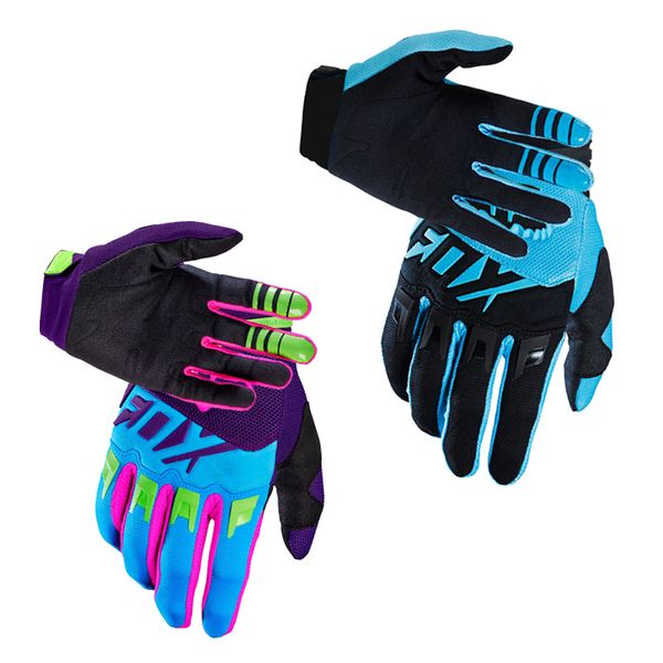 

2020 mountain bike bicycle racing cycling mtb off road motorcycle gloves, Blue;gray