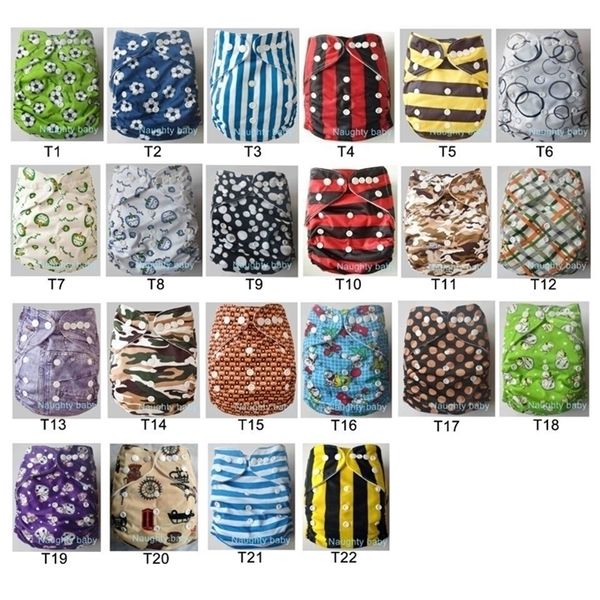 

breathable fabric elastic waist infant cloth diaper reusuable nappy one pockert nappies without inserts 45 pcs 201117