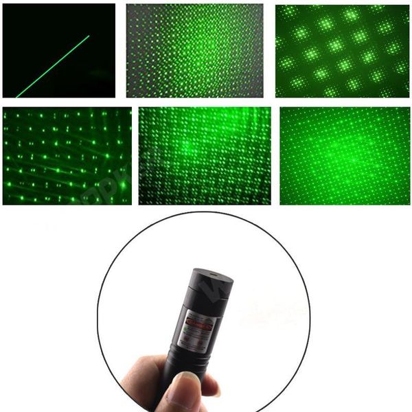 

hunting 5mw green laser pointer high powerful sight adjustable focus lazer 303 pen head burning match with charger+18650 qylgnr